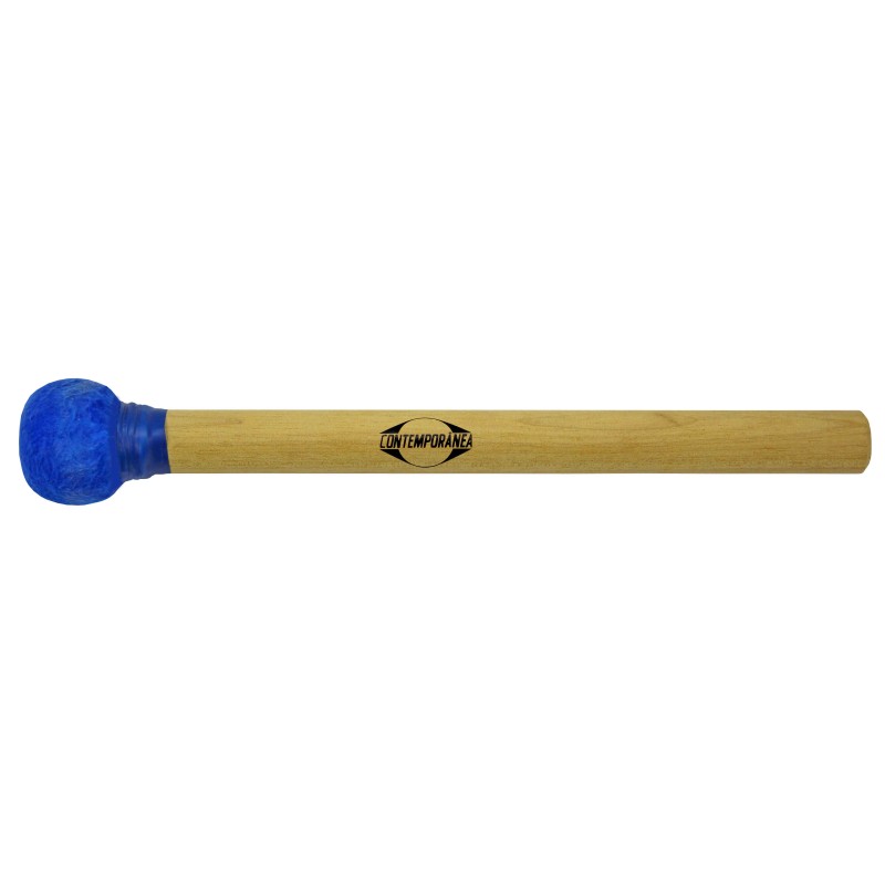 Mailloche de surdo bois 30cm (3°) - Bleue